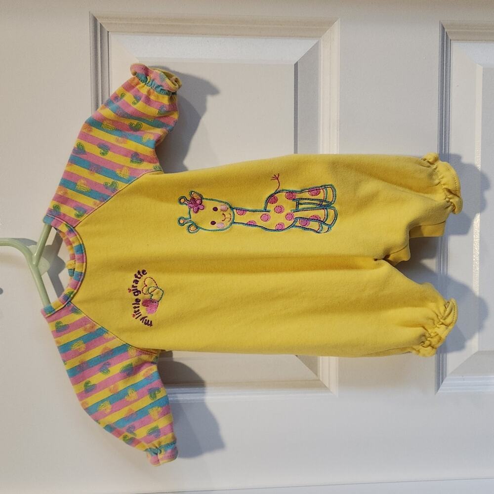 Okie Dokie Yellow Baby Onesie Size Newborn